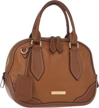 Burberry Pre-owned Handbags, female, Brown, Size: ONE SIZE Pre-owned Vintage Handbag