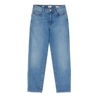 Oltre Jeans, Dames, Blauw, S, Katoen, Boyfriend Jeans