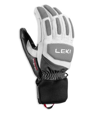 Leki Griffin Pro 3D gloves - men - Goat Skin/Neoprene - 8.5 - White