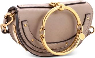 Chlo&eacute; Nile Leather Small crossbody bag - Beige