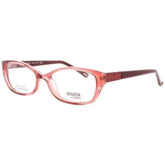 Elasta Unisex Purple Oval Eyeglass Frames E-5798