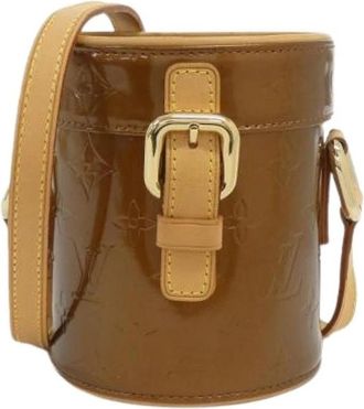 Louis Vuitton Pre-owned Vernis Aster Place Shoulder Bag - Dames - Vintage Tas - Bruin - ONE Size - Vintage