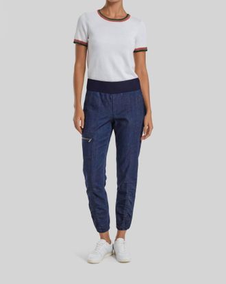 Peace of Cloth Ash Zip Pocket Utility Pant In Denim