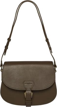Ines De La Fressange Fl&acirc;neur Handbag - Dames - Schoudertassen - Bruin - ONE Size - Leer - Tassen