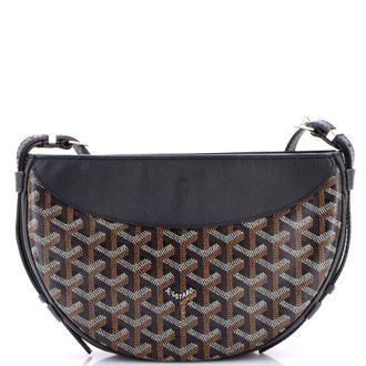 Goyard Hirondelle Shoulder Bag Coated Canvas and Leather