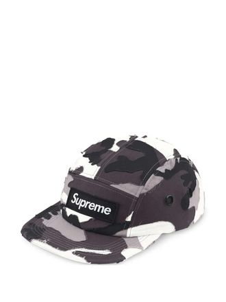 SUPREME Cappello da baseball con stampa camouflage - Grigio