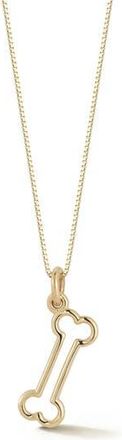 Ember Fine Jewelry 14K Gold Bone Pendant Necklace at Nordstrom Rack