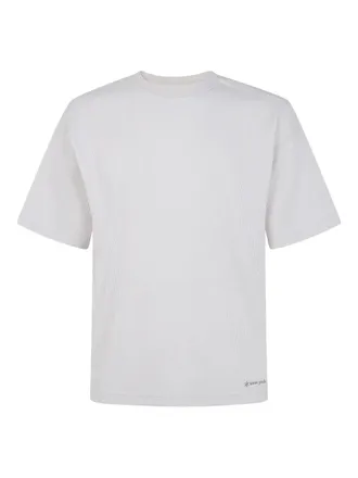 Snow Peak Geribbeld T-shirt - Wit