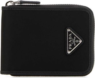 Prada Black Fabric Wallet