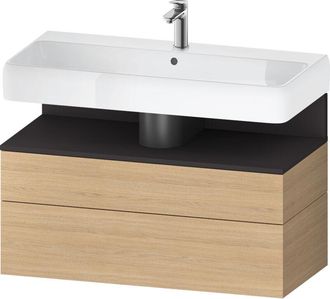 Duravit Qatego Mueble Bajo Lavabo, 1 Extra&iacute;ble Y 1 Caj&oacute;n, - Duravit