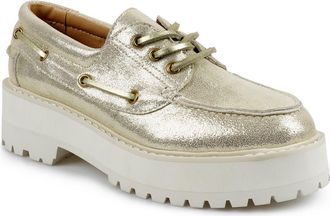 Candie's Biz Platform Loafer in Gold at Nordstrom, Size 11
