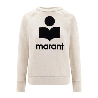 Isabel Marant Dames, Sweatshirts & Hoodies, Beige, Maat: S Katoen