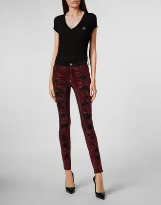 Philipp Plein High Waist j Crystal