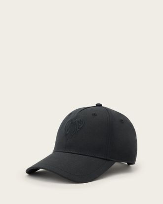 AllSaints Cotton Trip Heart Baseball Cap, Size: One Size