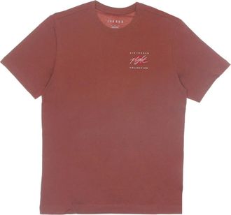 Nike Jordan T-Shirts, male, Brown, Size: XL Essential Canyon T-Shirt