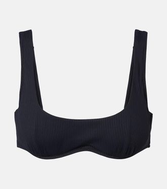 Montce Swim Top de bikini acanalado Kaia