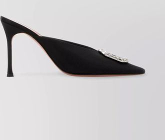 Amina Muaddi satin mules