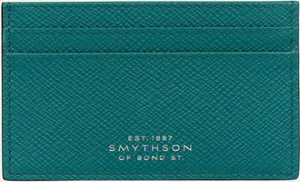 Smythson Panama Leather Flat Card Holder
