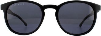 HUGO BOSS Mens Sunglasses 0922/S 807 IR Black Grey Blue - One Size
