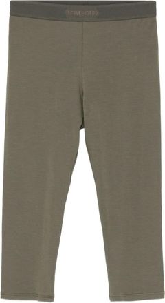 Tom Ford Yoga broek met logo - Groen