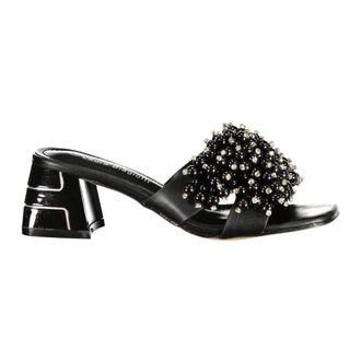 Laura Biagiotti Sandal - female - Laura Biagiotti - Heeled Mules - Black - 4 UK - Shoes