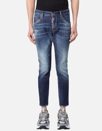 Dsquared2 Mens Dsquared2 Dark Blue Denim Pants - Size: 32/30/31