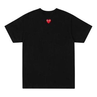 Comme Des Gar&ccedil;ons SS25 Heart Back Emblem T-Shirt Black AX-T340-051-1