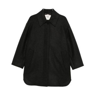 Fendi Jassen, Dames, Zwart, S, Single-Breasted Jas