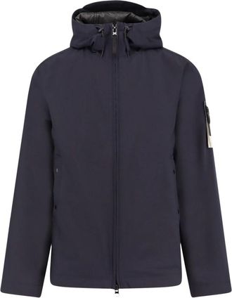Stone Island Blauwe Parka Jassen - Heren - Zomerjassen - Blauw - 2XL - Polyester - Jassen