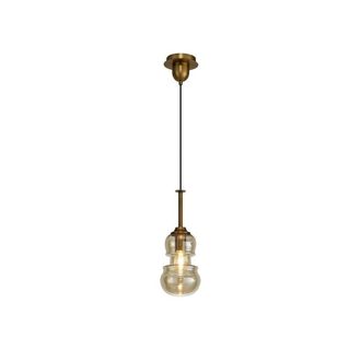 Netlighting Sonata Ceiling Pendant 15cm Round 1 x E27 Bronze