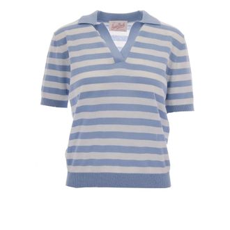 MC2 Saint Barth Evonne Polo - female - MC2 Saint Barth - Polo Shirts - Multicolor - M - Tops