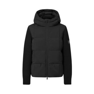 Ecoalf Ecoalf - Deni Hybrid Jacket - Dames - Jassen - Zwart - Maat: L Katoen
