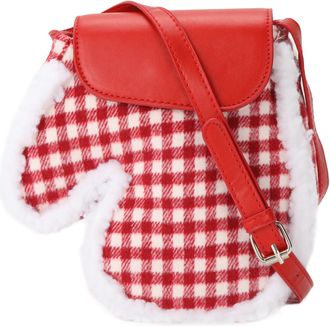 Generic Checked Gloves Crossbody Purse, Christmas Mittens Shaped Phone Wallet for Women Holiday Parties, Perfect for Festive Gift Giving