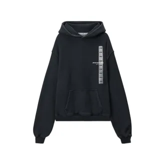 Alexander Wang Graphic-print Pouch-pocket Hoodie