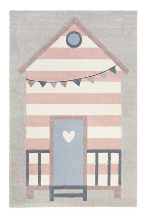 Esprit Alfombra infantil con motivo de caseta de playa 80x150 OEKO-TEX
