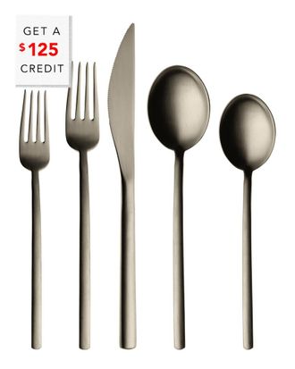 Mepra 20Pc Flatware Set With $125 Credit