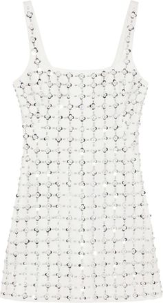 SIMKHAI Ziva mini-jurk verfraaid met bloemen - Wit