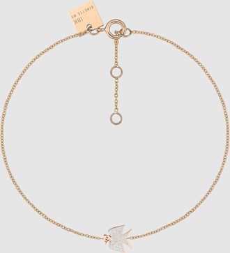 Ginette NY Bracelet Georgia Diamants Or Rose