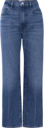 Frame Denim Womens Mariner Clean Le Jane Crop Jeans In Blue
