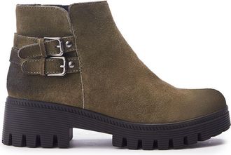 Moda in Pelle Moda in Pelle Womens Ovah Khaki Boots Suede - Size EU 38