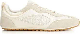Tory Burch Schoenen, Dames, Beige, 39 EU, Polyester, Field Sneaker