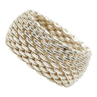 Tiffany & Co. Silver Silver 925 Band Ring (Pre-Owned)