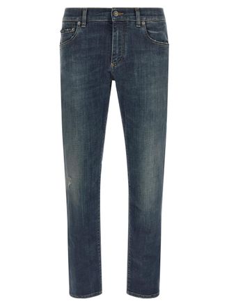 Dolce & Gabbana Blue Low Rise Jeans