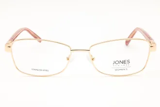 Jones New York VJON502 Rectangular Metal Eyeglasses - Rose Gold