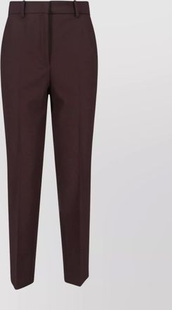 Incotex straight leg trousers with belt loops and pockets