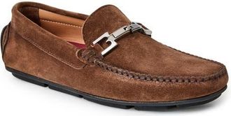 Bruno Magli Taso Bit Driving Loafer in Brown Suede at Nordstrom, Size 11.5