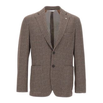 Manuel Ritz Blazer de un solo bot&oacute;n - Jackets - Hombre - Marr&oacute;n - 2XL