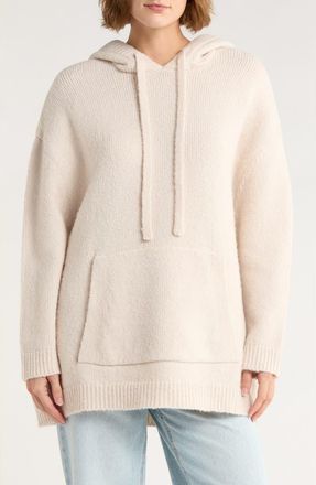 JANE + MERCER Oversize Hoodie in Cream at Nordstrom Rack, Size Medium