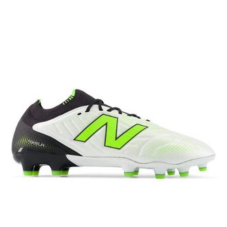 New Balance Donna Tekela Elite Low Laced MG V5 in Bianca/Nero/Verde, Microfibra, Taglia 40.5