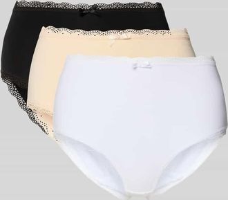 Dorina Slip aus Baumwoll-Mix im 3er-Pack Modell ESSENTIAL in Beige, Gr&ouml;&szlig;e XL